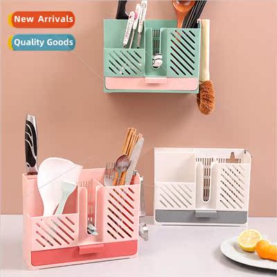 Home Kchen Shelf Wall-mounted Chopstick Cylinder Household D