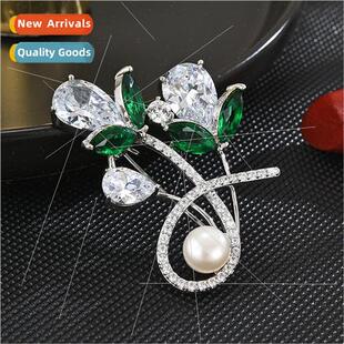 brooch female anti Korea scarf bouquet glare buckle fashion