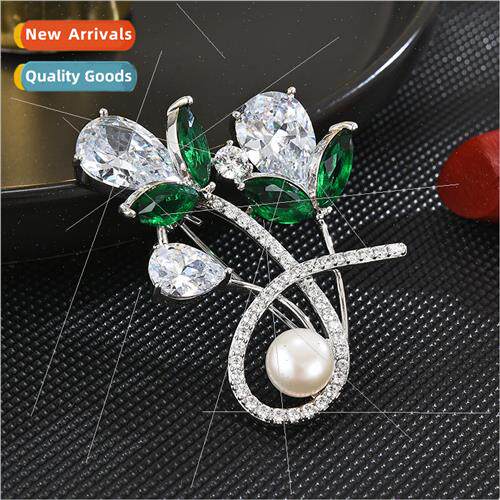 Korea fashion bouquet brooch female anti-glare scarf buckle