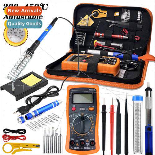 220V110V60W Adjustable Soldering Iron Display Multimeter Com