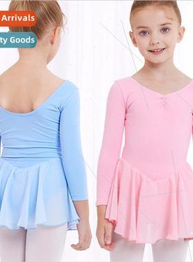 wear children girls practice clothes fall long-sleeved balle