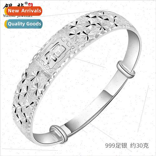 lver jewelry full-silver bracelet full-silver bracelet women