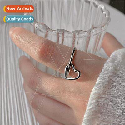 Multi-Wear Compact Heart Ring Women Fashion Japan Texture Lo
