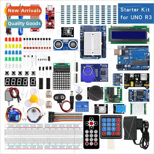 适用UNO R3 Starter Kit Upgraded Ultrasonic Starter Kit Compa