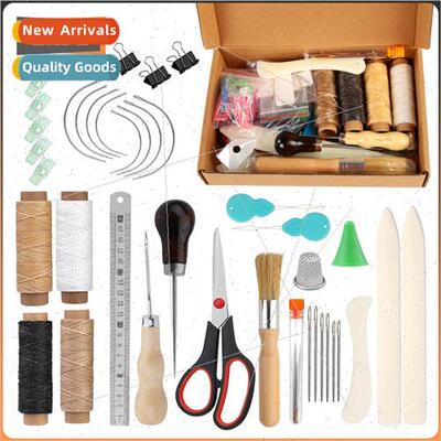 Leather tool set hsewing set leather origami knife awl set h
