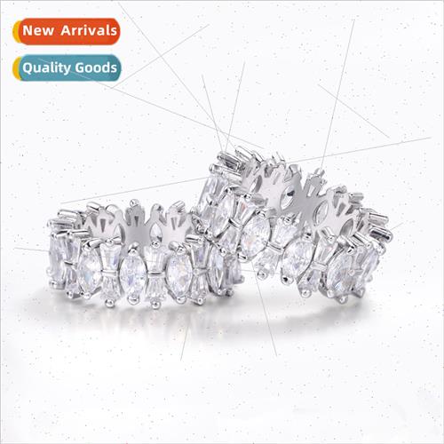 New fashion Europe IOU  full diamond ring female niche