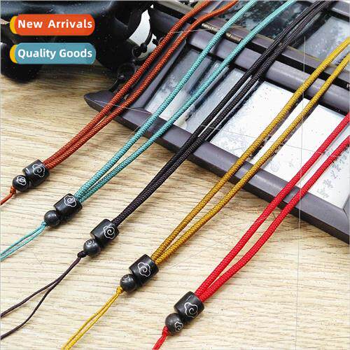 Small round rope sandalwood silver powder necklace rope neck