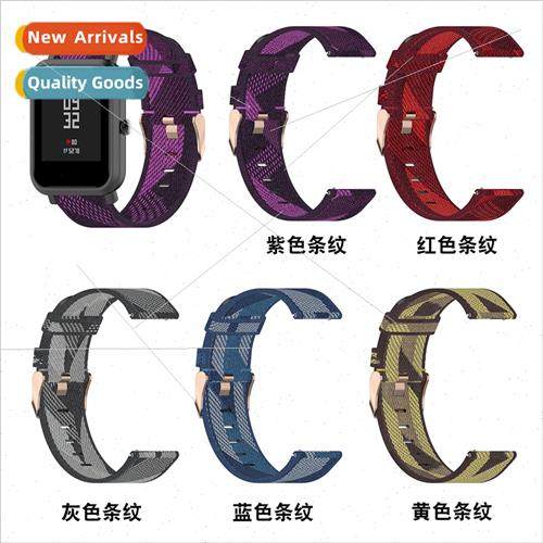 适用MiMotion Youth Edition 1S Amazfit bip S nylon denim canv