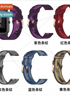 适用MiMotion Youth Edition 1S Amazfit bip S nylon denim canv