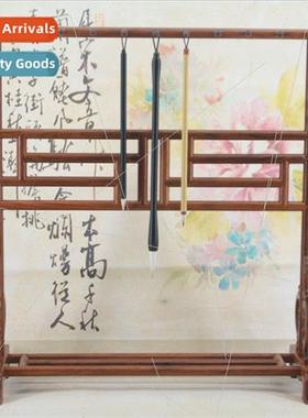 Brush Pen Hanging Pen Holder 9-pin 18-hanging Redwood Pen Ha