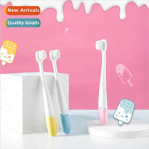 Ice Cream Kids 10,000 Bristles Toothbrush 2-8 Baby Wavy Soft
