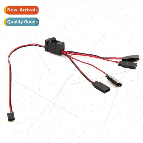 TRX-4 SCX10 Y cable with switch Light cable适用tanker tram c