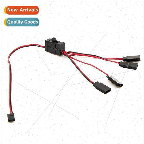 TRX-4 SCX10 Y cable with switch Light cable适用tanker tram c