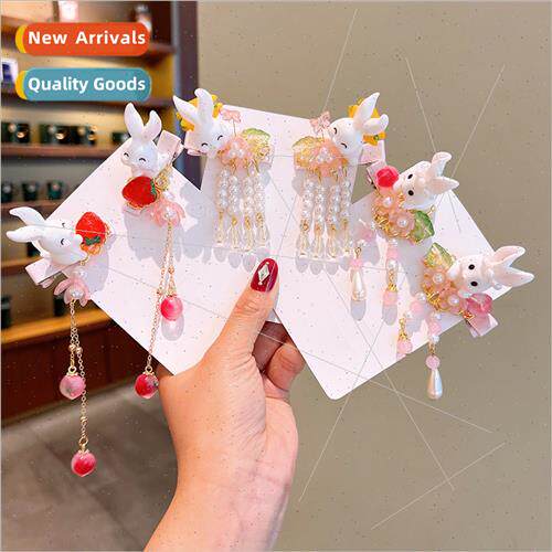 Hanfu hair clips princess baby ancient bangs sea side clip c