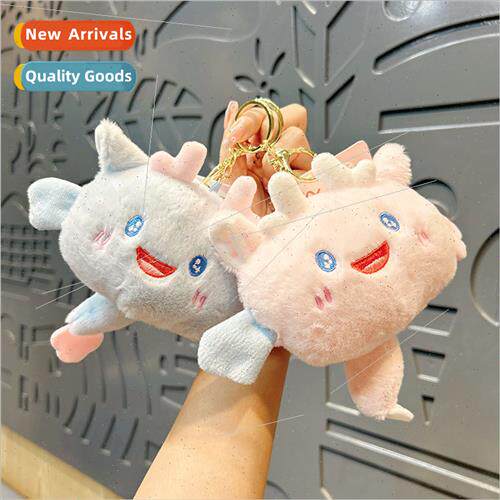 Creative mascot ltle dragon fish doll charm plush toy doll s