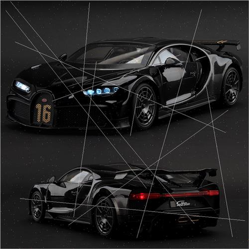 New 1:18 Bugatti Keyline car model wh sound light boy toy gi