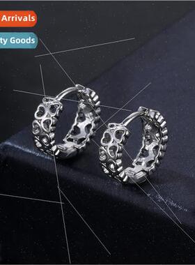 Korea ing fashion heart spring earrings female simple earrin