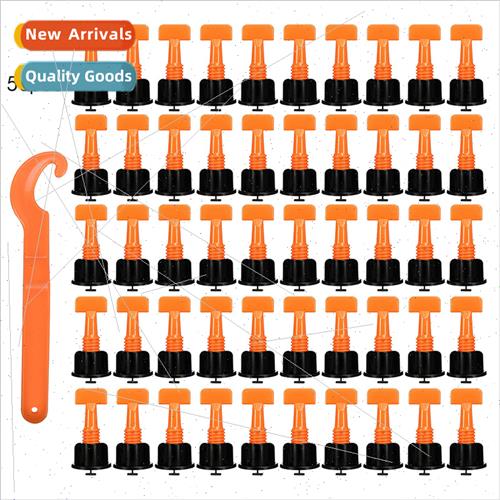 50pcs tile leveling leveler T-adjuster cross plastic paving