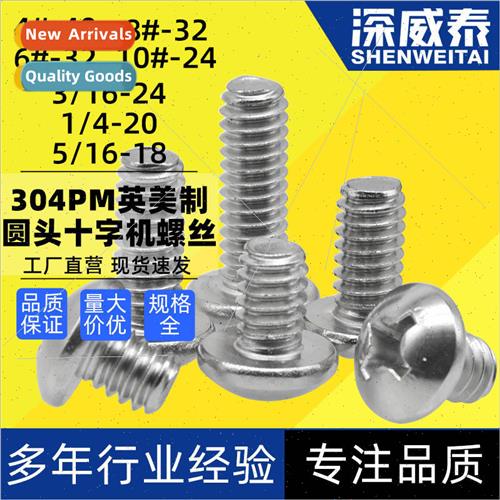 4#6#8#10#304 Anglo-American round head Phillips screws PM pa
