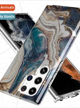 适用samsung s22 single layer thickened marble grain drop-pro