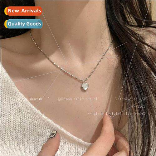 Tender heart pendant necklace women Spicy girl necklace acce