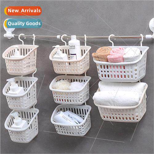 Hangable storage basket bathroom hanging basket household pl