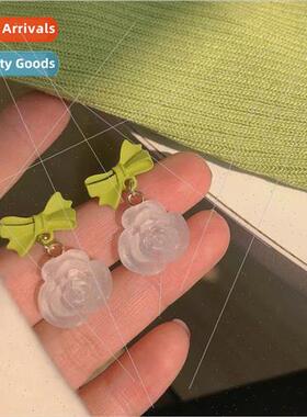 Bow Flower Earrings 2022 New  che Premium Cold Sex Earrings