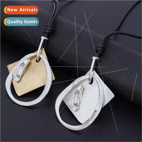 Sweater Chain Geometric Crystal Women Europe Fashion mple Ne