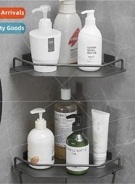 Gunmetal Gray Bathroom Shelf Triangle Bathroom Wall Mounted
