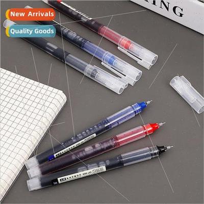 liquid ballpoint pen students full syringe black red blue pe
