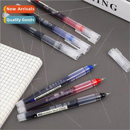 liquid ballpoint pen students full syringe black red blue pe