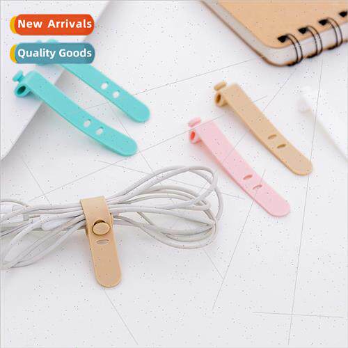 licone strap cute candy color cable winder creative anti-los
