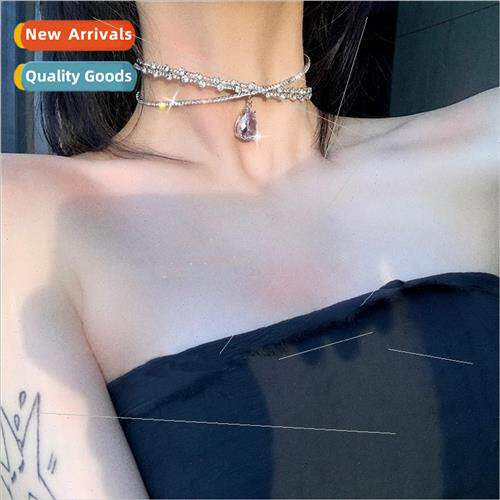 mple choker can be hairpin rhinestone neck ring choker water