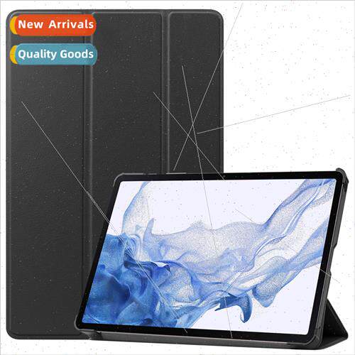 适用Samsung Tablet S9 Case X710 Caster X718U Tri-fold Solid