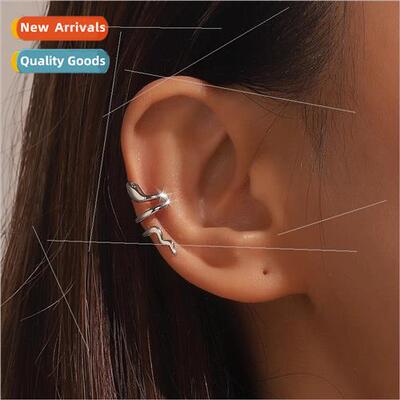 Snake ear clips 2023 new tide tide ear bone nail whout ear h