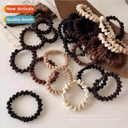 Autumn winter fashion threaded hair bhead rope girls hair ti