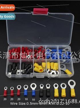 102pcs Round Terminal Block Cold Pressure Terminal Block Set