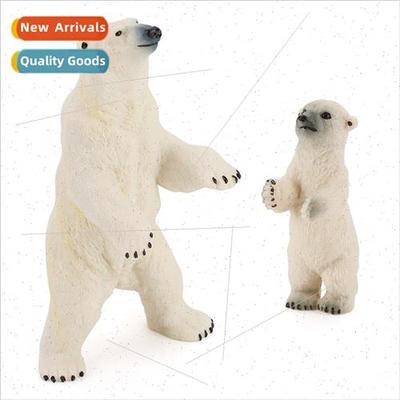 Arctic Animals Polar Bear Model Solid Standing Polar Bear Cu