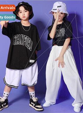 New summer hip-hop girls set dance su Korea waistless top ch