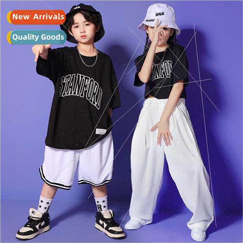 New summer hip-hop girls set dance su Korea waistless top ch