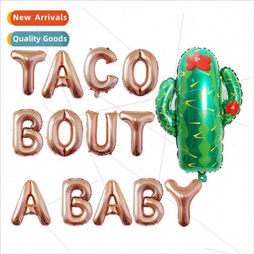 Mexican Food Festival Party Decoration taco bout a baby cact