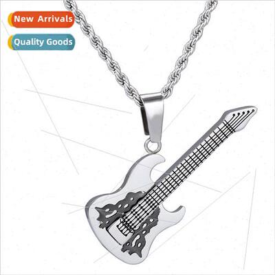 Europe ins punk rock musician guar couple necklace tide male