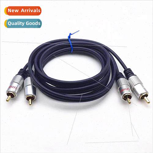1.8 Meter 2RCA to 2RCA Audio Cable Double Lotus to Double Lo