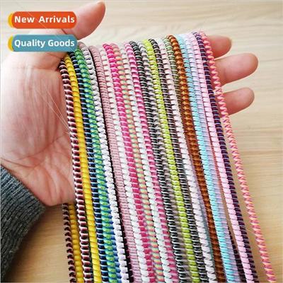 Cell Phone Data Cable Protection Rope 1.4 Meter Tri-color Da