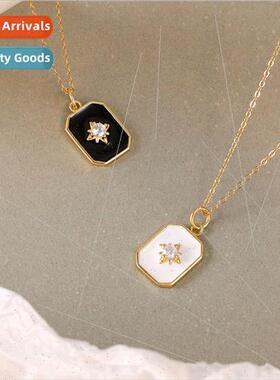 925 silver Necklace Europe Cool Creative Zirconia Drip Octom