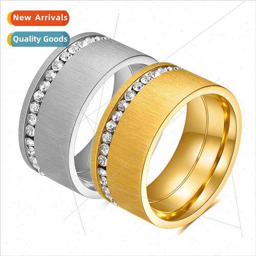 10mm wide Europe new jewelry single row full circle whe diam