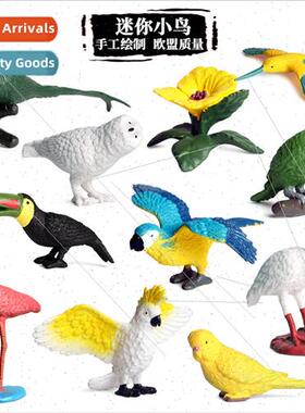 simulation animal model solid static birds birds flamingos p