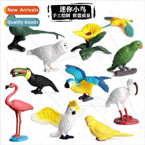 simulation animal model solid static birds birds flamingos p