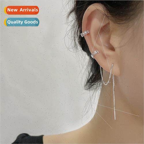 Skeleton square ear wires simple Europe ear bone clip ear ch