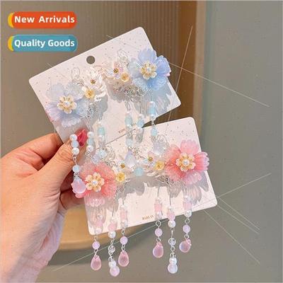 New Chinese dress step girl ancient wind hairpin children ta